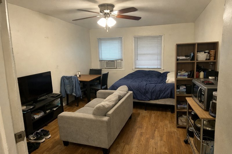 Studio apartment before AI renovation